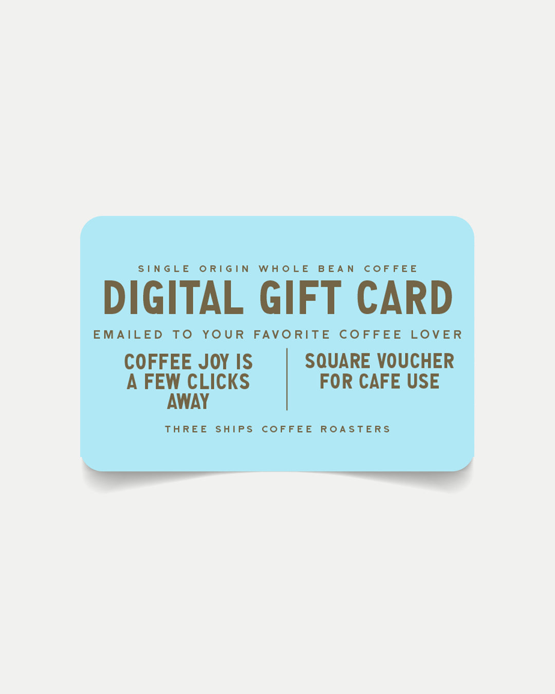 Digital Gift Voucher (Cafe Use Only)