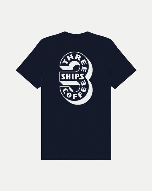 3 Logo Tee - Navy