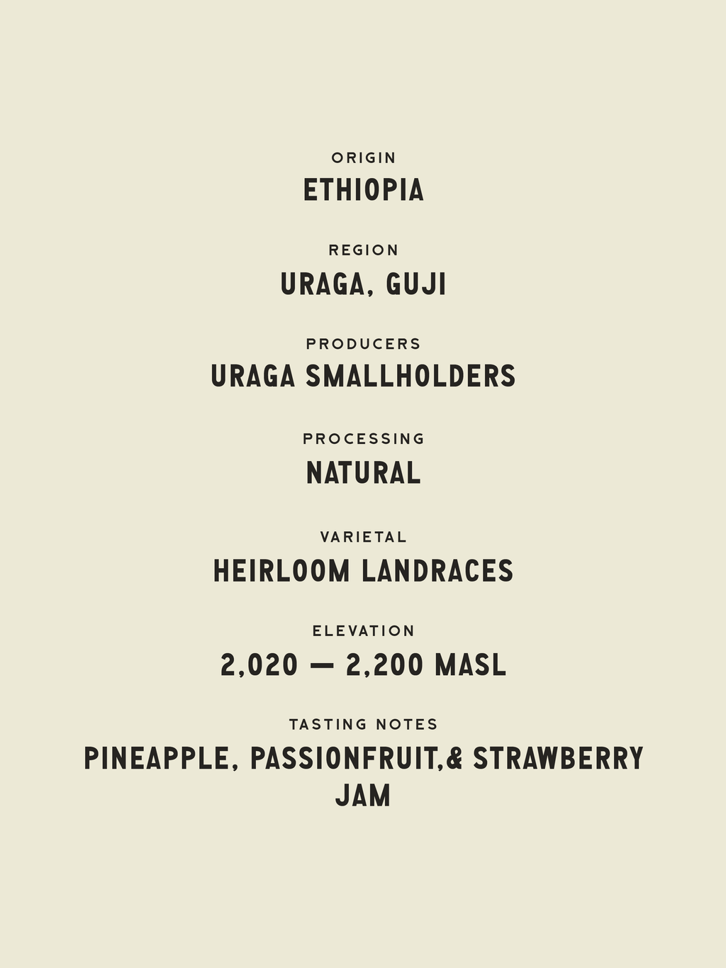 Derara Natural - Ethiopia